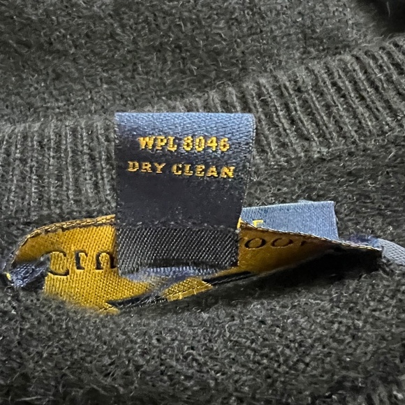 Club Room Men’s Luxury 100% Cashmere Crew-Neck Sweater Black Size Large EUC - Picture 5 of 5